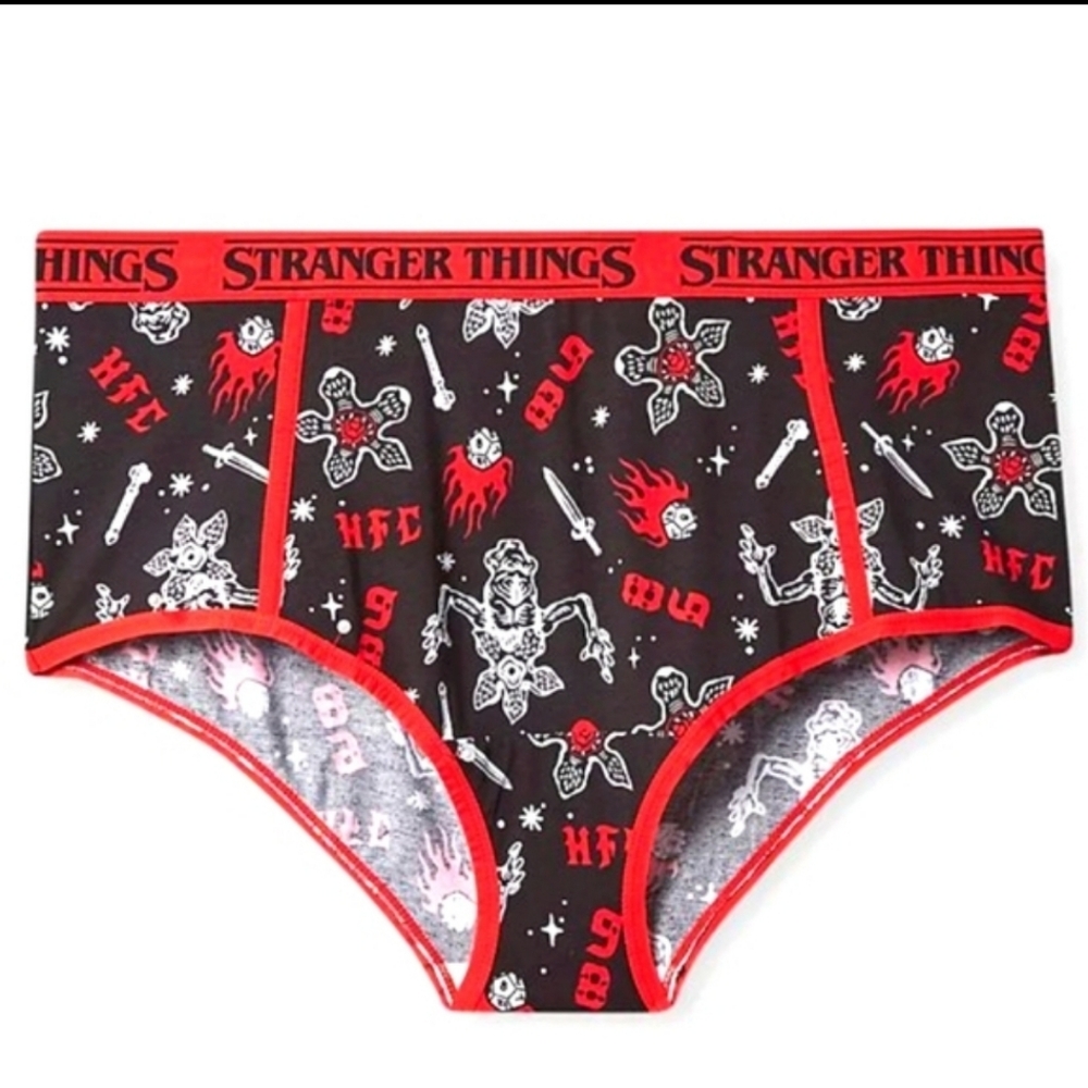 ❤️NWT TORRID STRANGER THINGS HELLFIRE CLUB DEMOGORGON PANTY - PLUS SIZE 4X